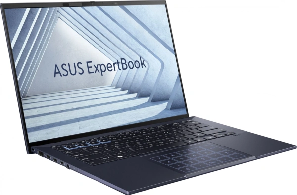 Ноутбук Asus ExpertBook B9 B9403CVAR-KM1219X Core 5 120U 16Gb SSD1Tb Intel Graphics 14" OLED WQXGA+ (2880x1800) Windows 11 Professional black WiFi BT Cam Bag (90NX05W1-M01LY0)