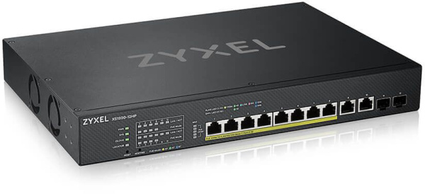 Коммутатор Zyxel NebulaFlex XS1930-12HP XS1930-12HP-ZZ0101F 10x10G 2SFP+ 8PoE 8PoE+ 375W управляемый