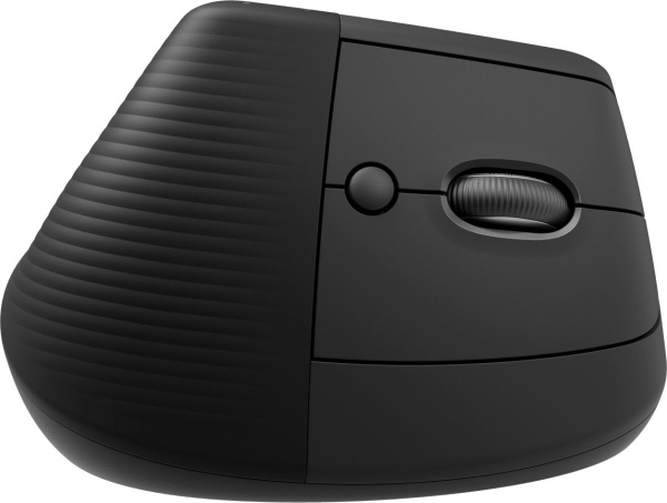 Мышь Logitech Lift графитовый оптическая (4000dpi) беспроводная BT/Radio USB (5but)