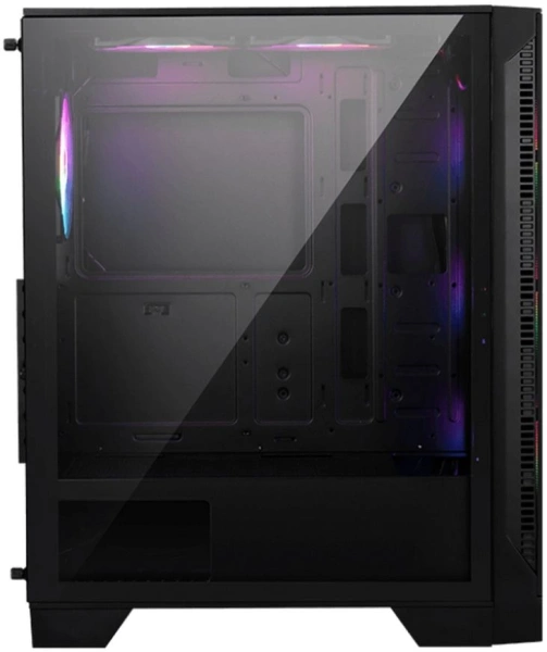 Корпус MSI MAG Forge 120A черный без БП ATX 2x120mm 2xUSB3.0 audio bott PSU