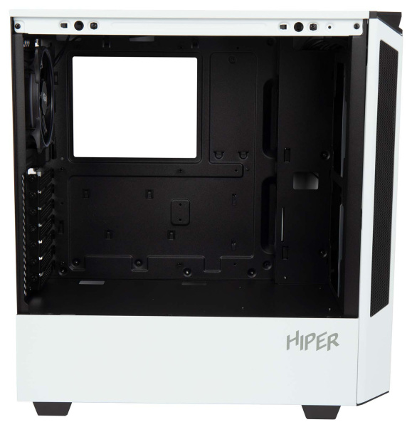 Корпус Hiper PW81 белый без БП ATX 4x120mm 2xUSB2.0 2xUSB3.0 audio bott PSU