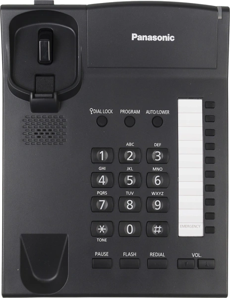 Телефон проводной Panasonic KX-TS2382RUB черный