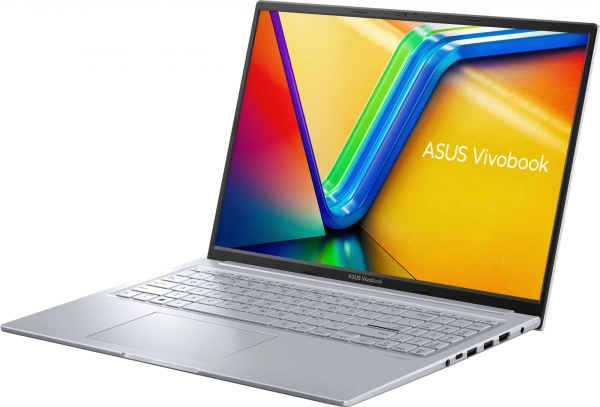 Ноутбук Asus VivoBook 16X M3604YA-MB303 Ryzen 5 7430U 16Gb SSD512Gb AMD Radeon 16" IPS WUXGA (1920x1200) noOS silver WiFi BT Cam (90NB11A2-M00D80)