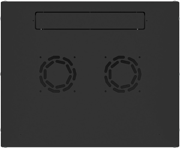 Шкаф коммутационный NTSS Lime (NTSS-WL9U5545GS-BL) настенный 9U 550x450мм пер.дв.стекл несъемн.бок.пан. 30кг черный