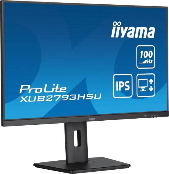 Монитор Iiyama 27" ProLite XUB2793HSU-B6 черный IPS LED 1ms 16:9 HDMI M/M матовая HAS Piv 300cd 178гр/178гр 1920x1080 110Hz DP FHD USB 5.4кг