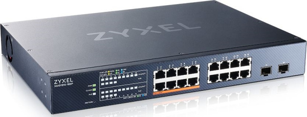 Коммутатор Zyxel NebulaFlex XMG1915-18EP XMG1915-18EP-EU0101F 16x2.5Гбит/с 2SFP+ 8PoE 8PoE+ 8PoE++ 180W управляемый