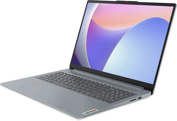 Ноутбук Lenovo IdeaPad Slim 3 15AMN8 Ryzen 5 7520U 8Gb SSD512Gb AMD Radeon 15.6" TN FHD (1920x1080) noOS grey WiFi BT Cam (82XQ0007RK)