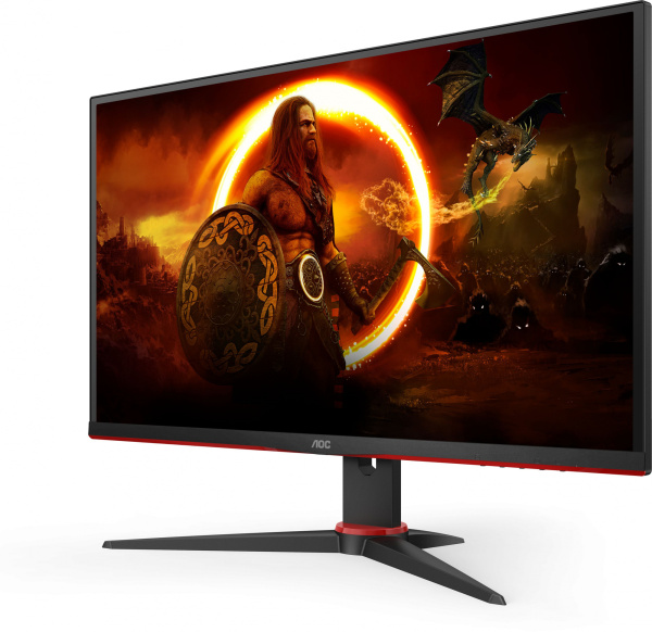 Монитор AOC 27" Gaming 27G2SAE черный/красный VA LED 16:9 HDMI M/M матовая 350cd 178гр/178гр 1920x1080 165Hz FreeSync Premium VGA DP FHD 4.63кг