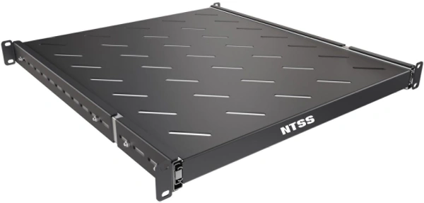 Полка выдвижная NTSS NTSS-MSKB-FS-800-BL 1U нагр.:20кг. 19" 500мм черный (упак.:1шт)