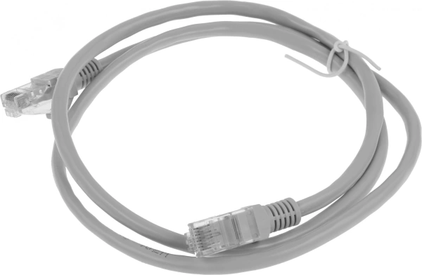 Патч-корд Premier PP6U-1M 10000Гбит/с UTP 4 пары cat.6 CCA molded 1м серый RJ-45 (m)-RJ-45 (m)