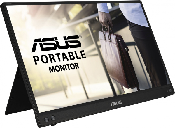 Монитор Asus 15.6" Portable MB16ACV темно-серый IPS LED 16:9 глянцевая 250cd 178гр/178гр 1920x1080 60Hz FHD USB 0.83кг