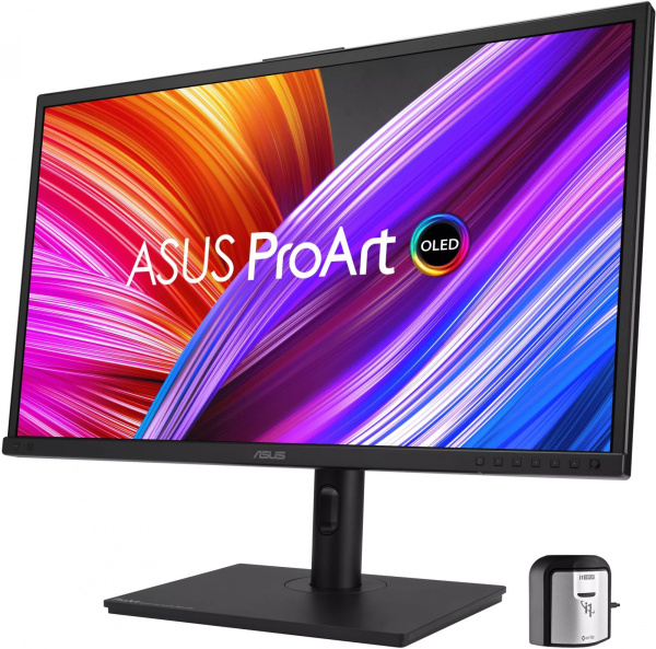 Монитор Asus 27" ProArt PA27DCE-K черный IPS LED 0.1ms 16:9 HDMI матовая HAS Piv 350cd 178гр/178гр 3840x2160 60Hz DP 4K USB 9.4кг