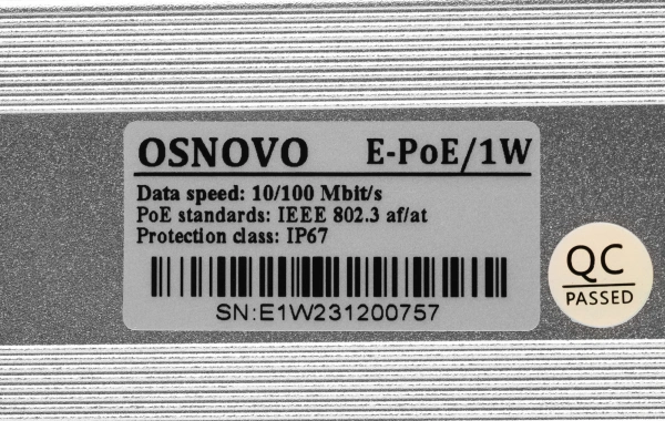 Удлинитель Osnovo E-POE/1W