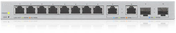 Коммутатор Zyxel XGS1210-12-ZZ0102F 8x1Гбит/с 2x2.5Гбит/с 2SFP+ управляемый