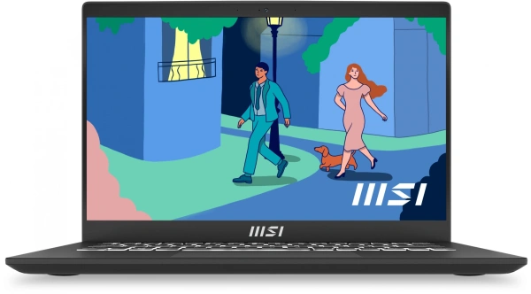 Ноутбук MSI Modern 14 C7M-239XRU Ryzen 5 7530U 8Gb SSD512Gb AMD Radeon 14" IPS FHD (1920x1080) Free DOS black WiFi BT Cam (9S7-14JK12-239)