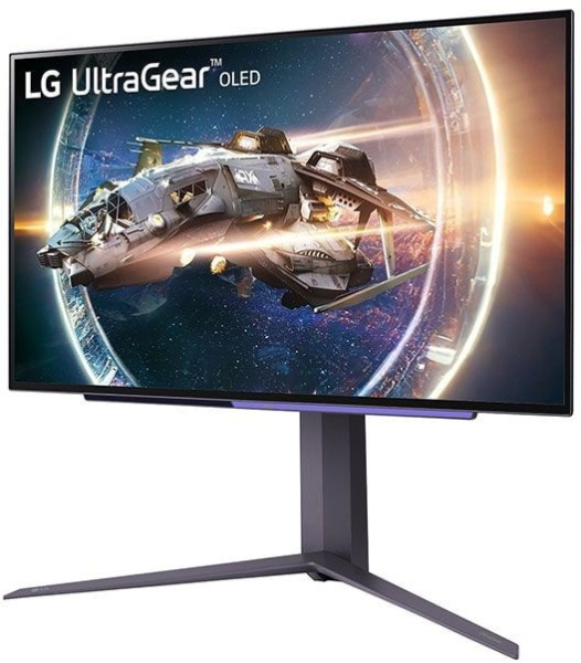 Монитор LG 27" UltraGear 27GR95QE-B черный OLED LED 16:9 HDMI матовая HAS Piv 200cd 178гр/178гр 2560x1440 240Hz G-Sync FreeSync Premium DP QHD USB 7.35кг