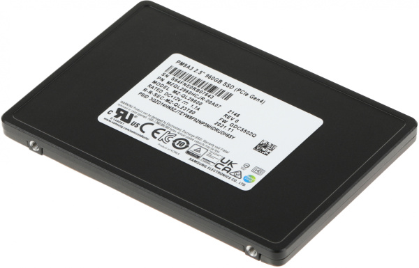 Накопитель SSD Samsung PCIe 4.0 x4 960GB MZQL2960HCJR-00A07 PM9A3 2.5" 1 DWPD