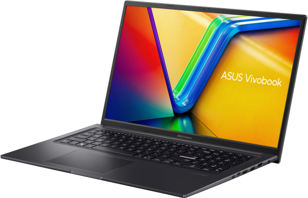 Ноутбук Asus VivoBook 17X M3704YA-AU052 Ryzen 7 7730U 16Gb SSD512Gb UMA 17.3" IPS FHD (1920x1080) noOS black WiFi BT Cam (90NB1192-M00200)