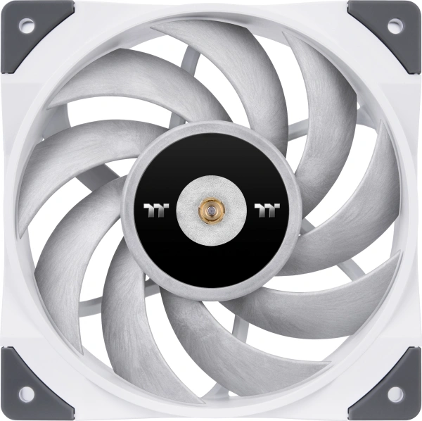 Вентилятор для корпуса Thermaltake Toughfan 12 120х120x25 белый 4-pin 22.3дБ (CL-F117-PL12WT-A) Ret