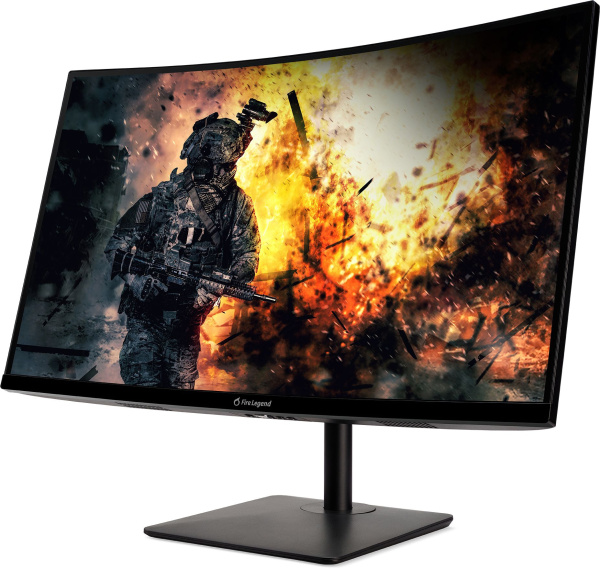 Монитор Aopen 27" 27HC5URSbmiiphx черный VA LED 1ms 16:9 HDMI M/M матовая HAS Piv 250cd 178гр/178гр 2560x1440 165Hz DP 2K 3.3кг