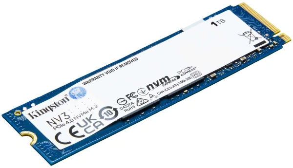 Накопитель SSD Kingston PCIe 4.0 x4 1TB SNV3S/1000G NV3 M.2 2280