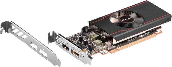 Видеокарта Sapphire PCI-E 4.0 11315-01-20G RX 6400 GAMING AMD Radeon RX 6400 4Gb 64bit GDDR6 2039/16000 HDMIx1 DPx1 HDCP Ret