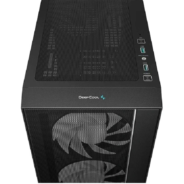 Корпус Deepcool Matrexx 55 V4 MESH черный без БП ATX 7x120mm 2x140mm 2xUSB3.0 audio bott PSU