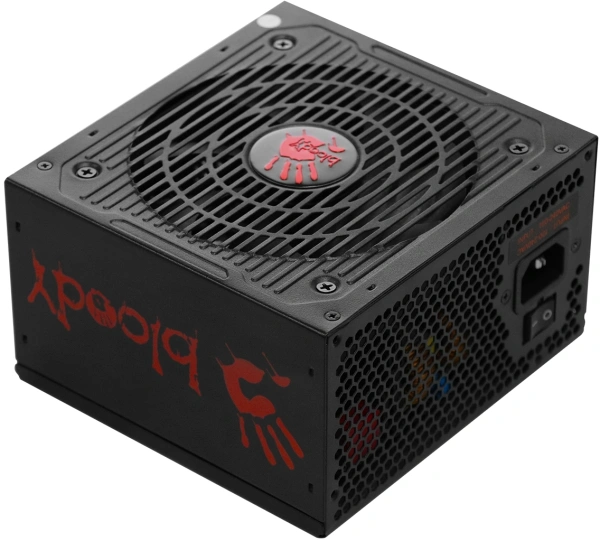 Блок питания Bloody ATX 750W BD-PS750G 80+ gold (20+4pin) APFC 120mm fan 6xSATA Cab Manag RTL