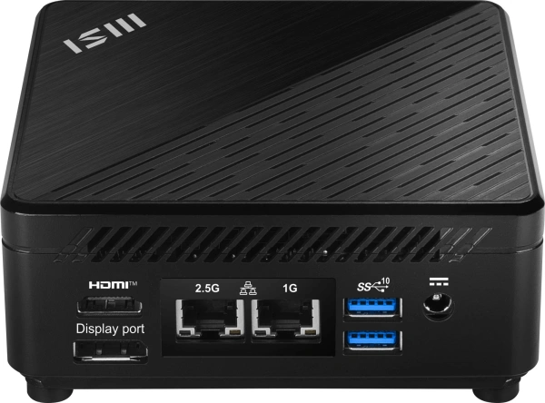 Неттоп MSI Cubi 5 12M-032XRU i3 1215U (1.2) 8Gb SSD256Gb UHDG noOS 2xGbitEth WiFi BT 65W черный (9S6-B0A811-234)