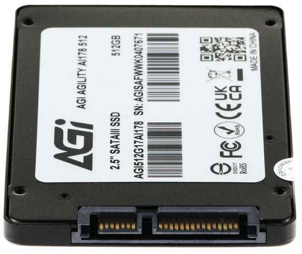 Накопитель SSD AGi SATA-III 512GB AGI512G17AI178 AI178 2.5"