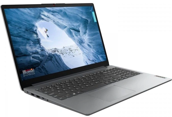 Ноутбук Lenovo IdeaPad 1 15IGL7 Celeron N4020 8Gb SSD256Gb Intel UHD Graphics 600 15.6" TN FHD (1920x1080) noOS grey WiFi BT Cam (82V700EMUE)