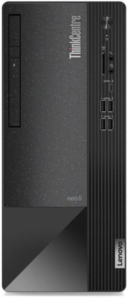 ПК Lenovo ThinkCentre Neo 50t MT i5 12400 (2.5) 8Gb 1Tb UHDG DVDRW CR noOS GbitEth WiFi BT 260W kb мышь клавиатура черный (11SE00PAGP)