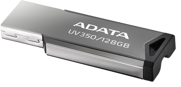 Флеш Диск A-Data 128Gb UV350 AUV350-128G-RBK USB3.0 серебристый