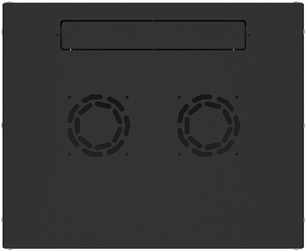 Шкаф коммутационный NTSS Lime (NTSS-WL6U5545GS-BL) настенный 6U 550x450мм пер.дв.стекл несъемн.бок.пан. 30кг черный