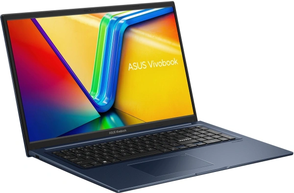 Ноутбук Asus Vivobook 17 X1704ZA-AU341 Pentium Gold 8505 8Gb SSD512Gb Intel UHD Graphics 17.3" IPS FHD (1920x1080) noOS blue WiFi BT Cam (90NB10F2-M00DD0)