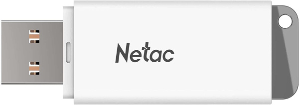 Флеш Диск Netac 8Gb U185 NT03U185N-008G-20WH USB2.0 белый