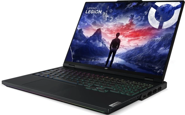 Ноутбук Lenovo Legion Pro 7 16IRX9H Core i9 14900HX 32Gb SSD1Tb NVIDIA GeForce RTX4090 16Gb 16" IPS WQXGA (2560x1600) noOS black WiFi BT Cam (83DE004HRK)