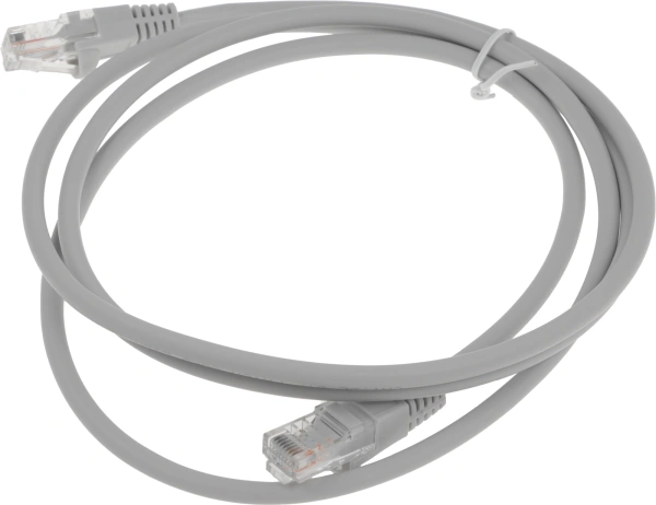 Патч-корд Buro LSZH UTP cat5E 1.5м серый RJ-45 (m)-RJ-45 (m) (UTP-5E-1.5M-G-LSZH)