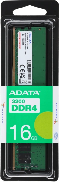 Память DDR4 16Gb 3200MHz A-Data AD4U320016G22-SGN Premier RTL PC4-25600 CL22 DIMM 288-pin 1.2В single rank Ret