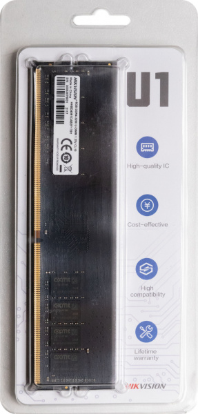 Память DDR4 8Gb 3200MHz Hikvision HKED4081CAB2F1ZB1/8G RTL PC4-25600 CL19 DIMM 1.2В