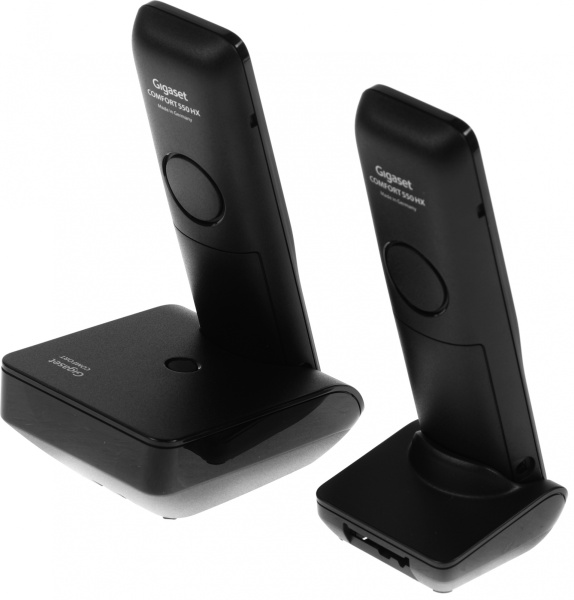 Р/Телефон Dect Gigaset Comfort 550 DUO RUS черный (труб. в компл.:2шт) автооветчик АОН