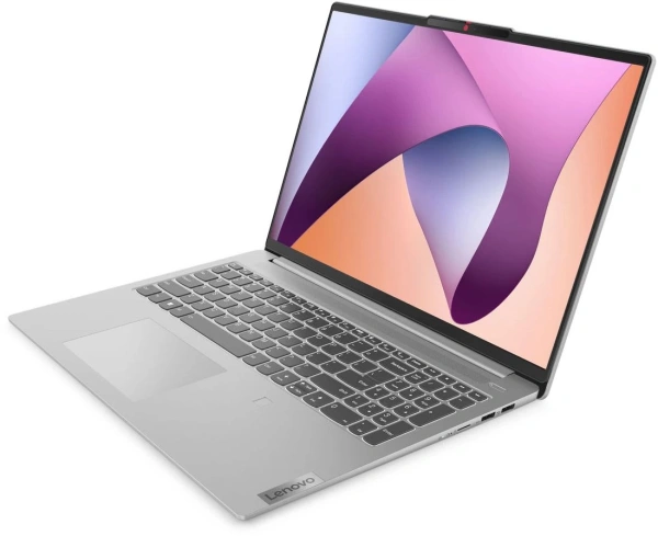 Ноутбук Lenovo IdeaPad Slim 5 16ABR8 Ryzen 5 7430U 16Gb SSD512Gb AMD Radeon 16" IPS WUXGA (1920x1200) noOS l.grey WiFi BT Cam (82XG0096RK)