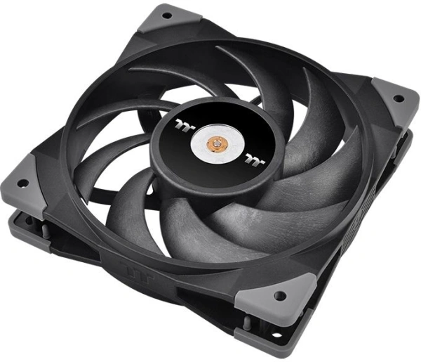 Вентилятор для корпуса Thermaltake Toughfan 12 120х120x25 черный 4-pin 22.3дБ (упак.:2шт) (CL-F082-PL12BL-A) Ret