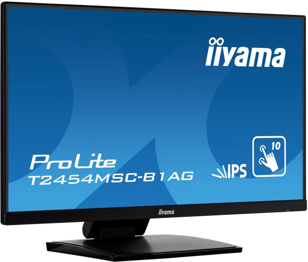 Монитор Iiyama 23.8" ProLite T2454MSC-B1AG черный IPS 4ms 16:9 HDMI M/M матовая HAS 1000:1 250cd 178гр/178гр 1920x1080 60Hz VGA FHD USB Touch 5.5кг