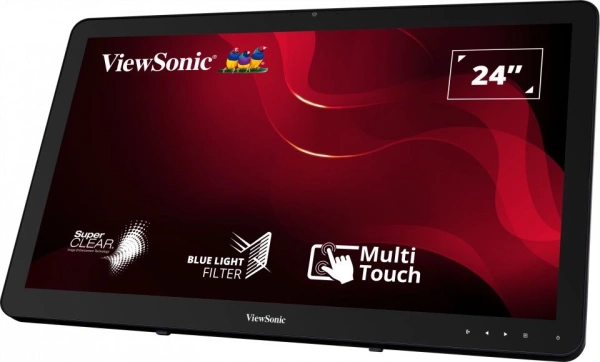 Монитор ViewSonic 23.6" TD2430 черный VA LED 16:9 HDMI M/M матовая 200cd 178гр/178гр 1920x1080 75Hz VGA DP FHD USB Touch 5.51кг