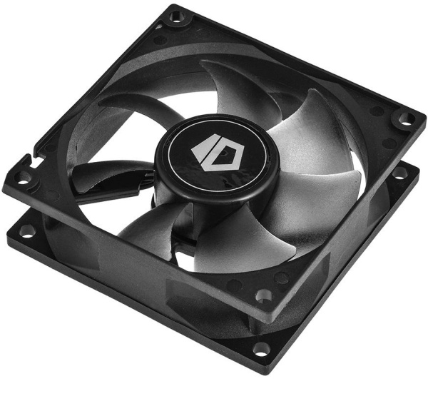 Вентилятор ID-Cooling NO-8025-SD 80x80mm черный 3-pin 21dB 60gr Ret