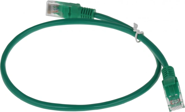 Патч-корд Premier PP12-0.5M/G 1000Гбит/с UTP 4 пары cat.5E CCA molded 0.5м зеленый RJ-45 (m)-RJ-45 (m)