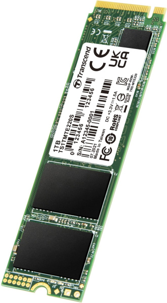 Накопитель SSD Transcend PCIe 3.0 x4 1TB TS1TMTE220S 220S M.2 2280 1.2 DWPD