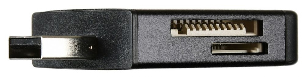 Устройство чтения карт памяти USB2.0 Buro BU-CR-3103 черный