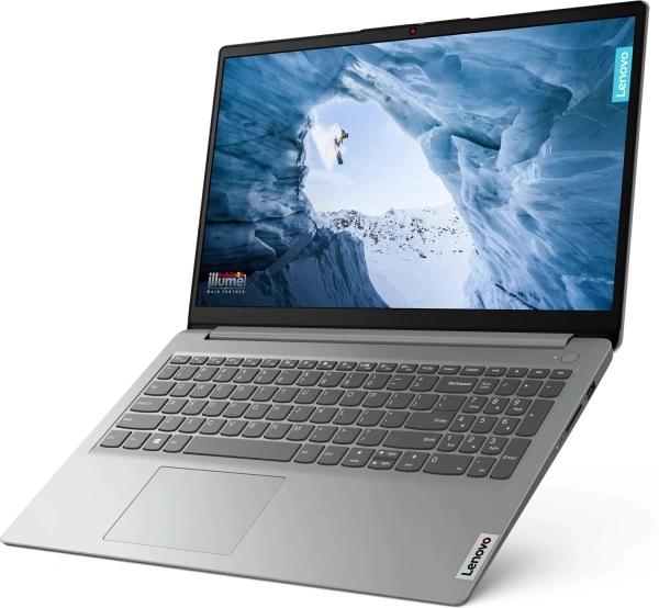 Ноутбук Lenovo IdeaPad 1 15IAU7 Core i3 1215U 8Gb SSD512Gb Intel UHD Graphics 15.6" TN FHD (1920x1080) noOS grey WiFi BT Cam (82QD00EJUE)